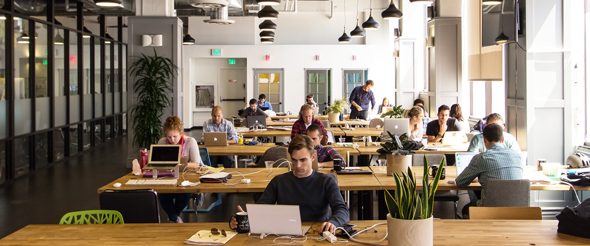 What are the statistics on coworking spaces?